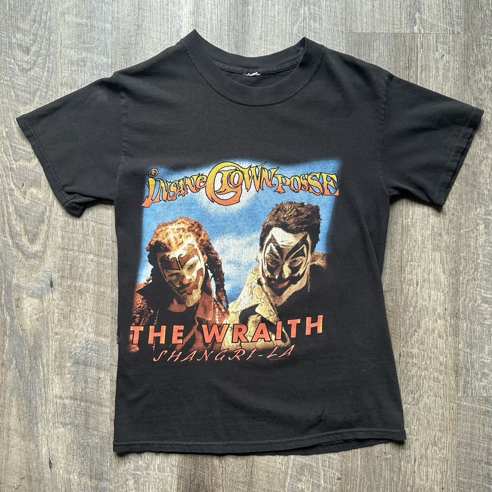 Vintage 2002 Insane Clown Posse Men's Wraith Shangri-la Black T-Shirt Size S?